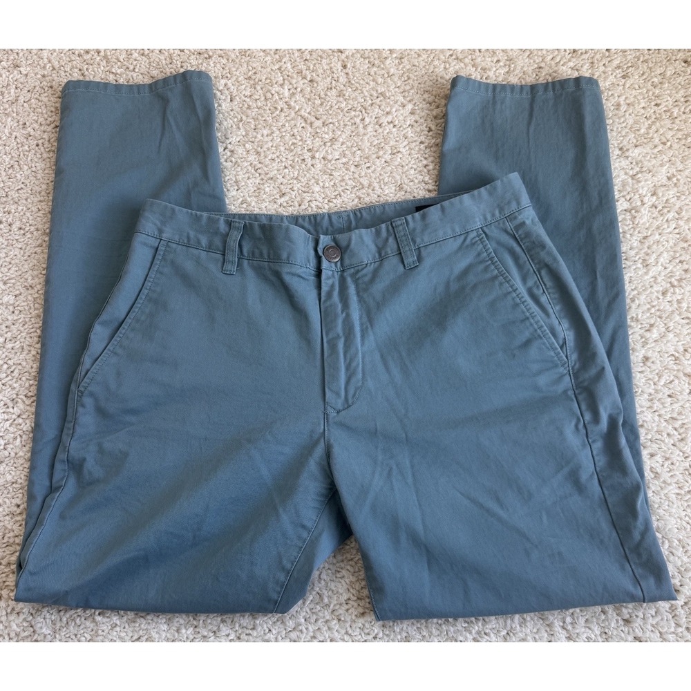 Bonobos Chinos Mens 32x30 Blue Grey Excellent Tailored Fit Cotton Twill Pants